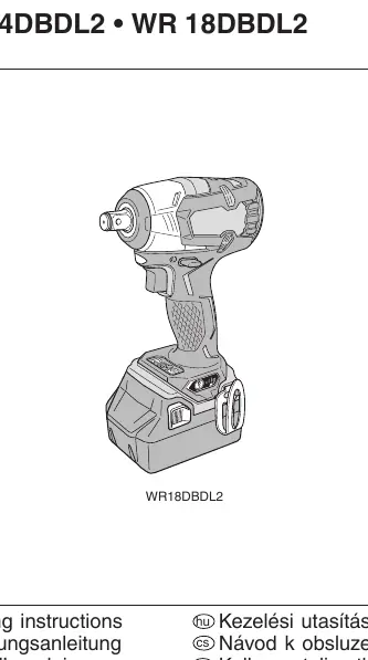 HiKOKI WR 18DBDL2 Impact Wrench