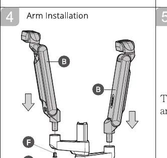 Arm installation sequence