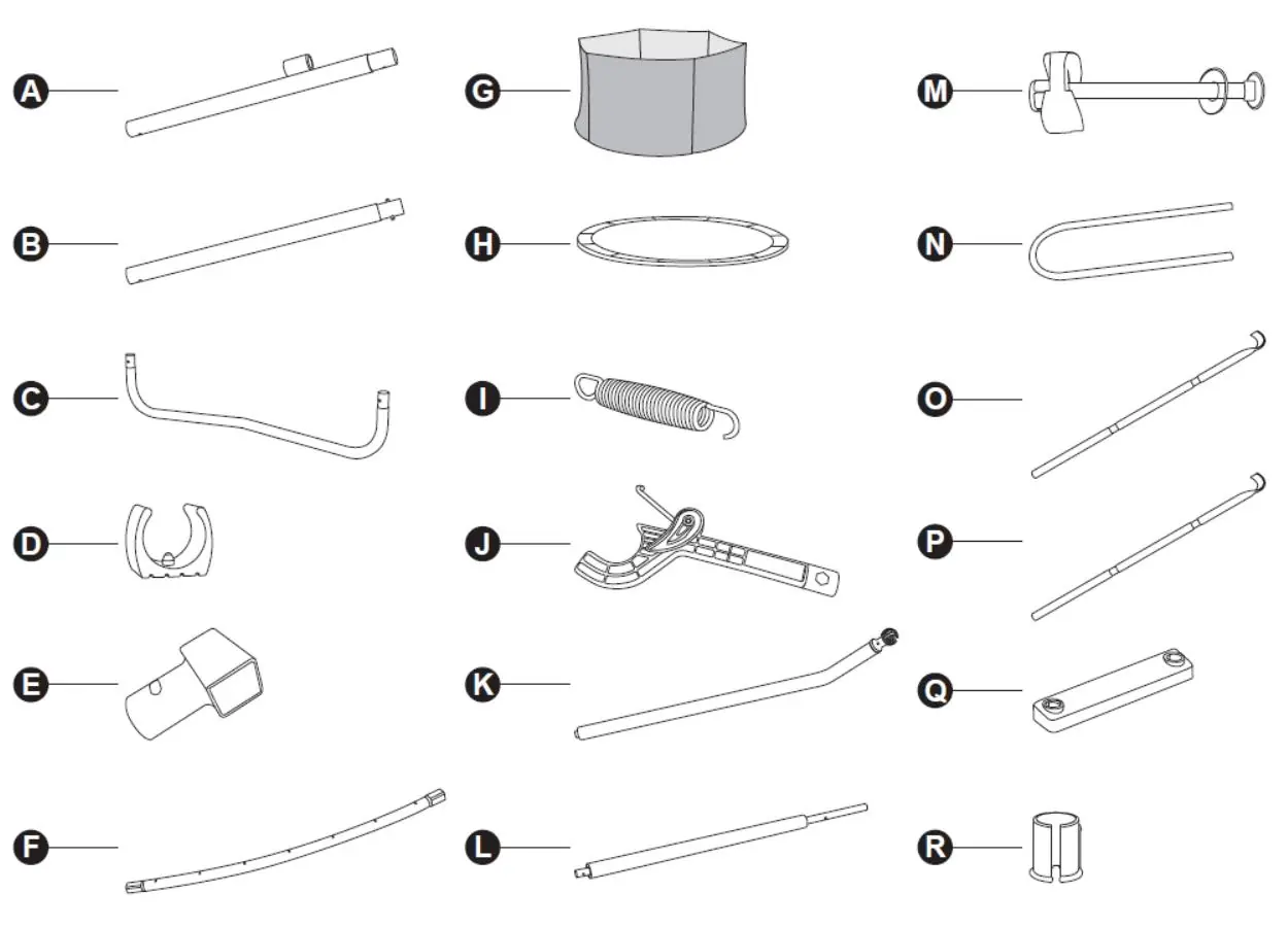 Parts and tools list