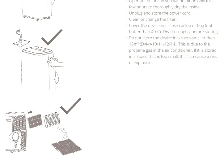 Filter cleaning procedure