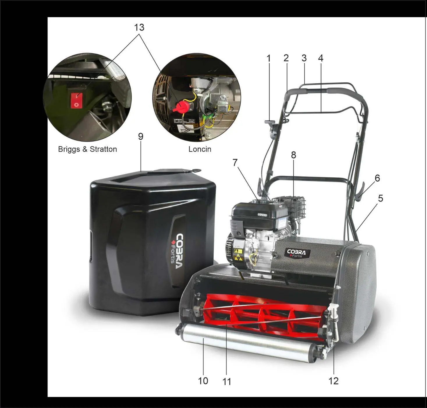Parts identification diagram