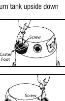 Caster feet assembly