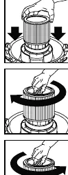 Cartridge filter installation