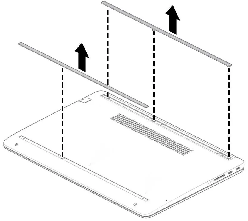 Removing the bottom cover