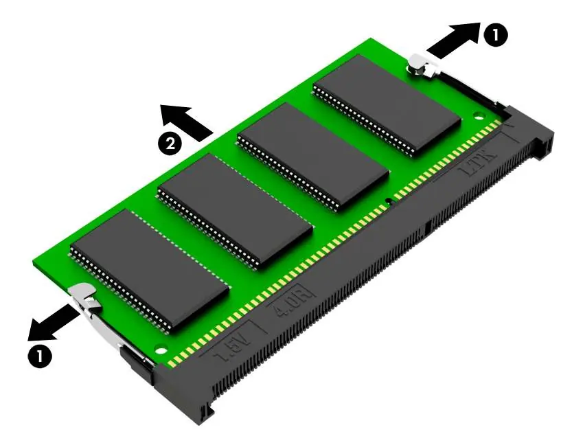 Removing the memory module