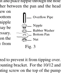 Water connection and overflow assembly