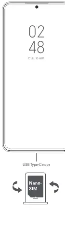Device layout and SIM card insertion