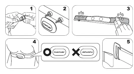 Wearing and setup steps