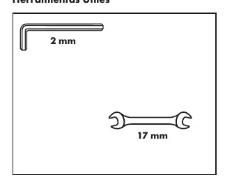 Tools required for installation
