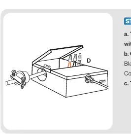Step 3: Wiring the junction box.