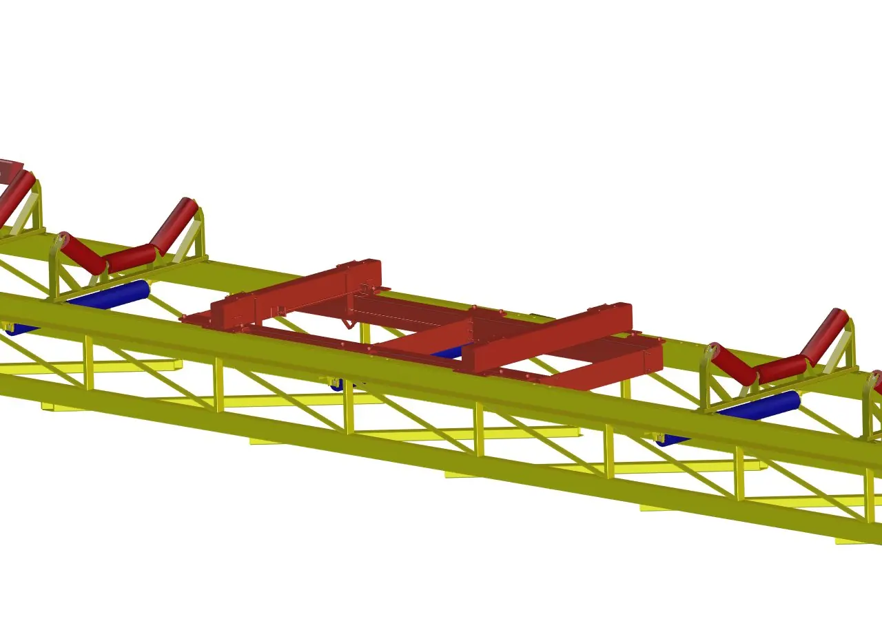 Weigh frame assembly view