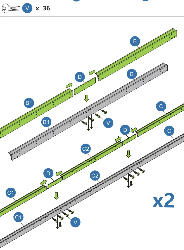 Step 4: Connecting frame beams