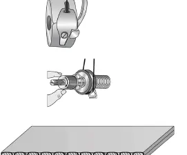 Inserting the bobbin into the case