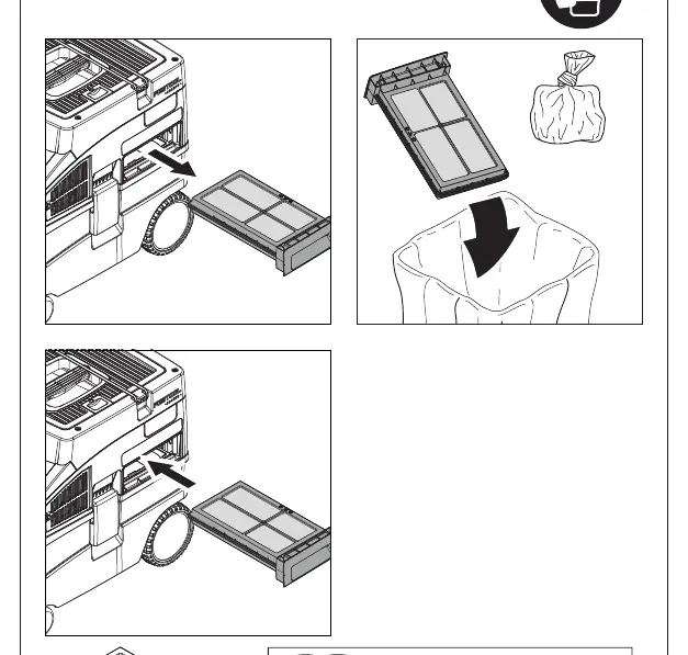 Filter replacement procedure