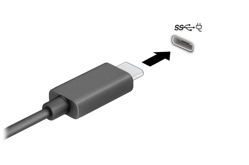 Connecting a USB Type-C device