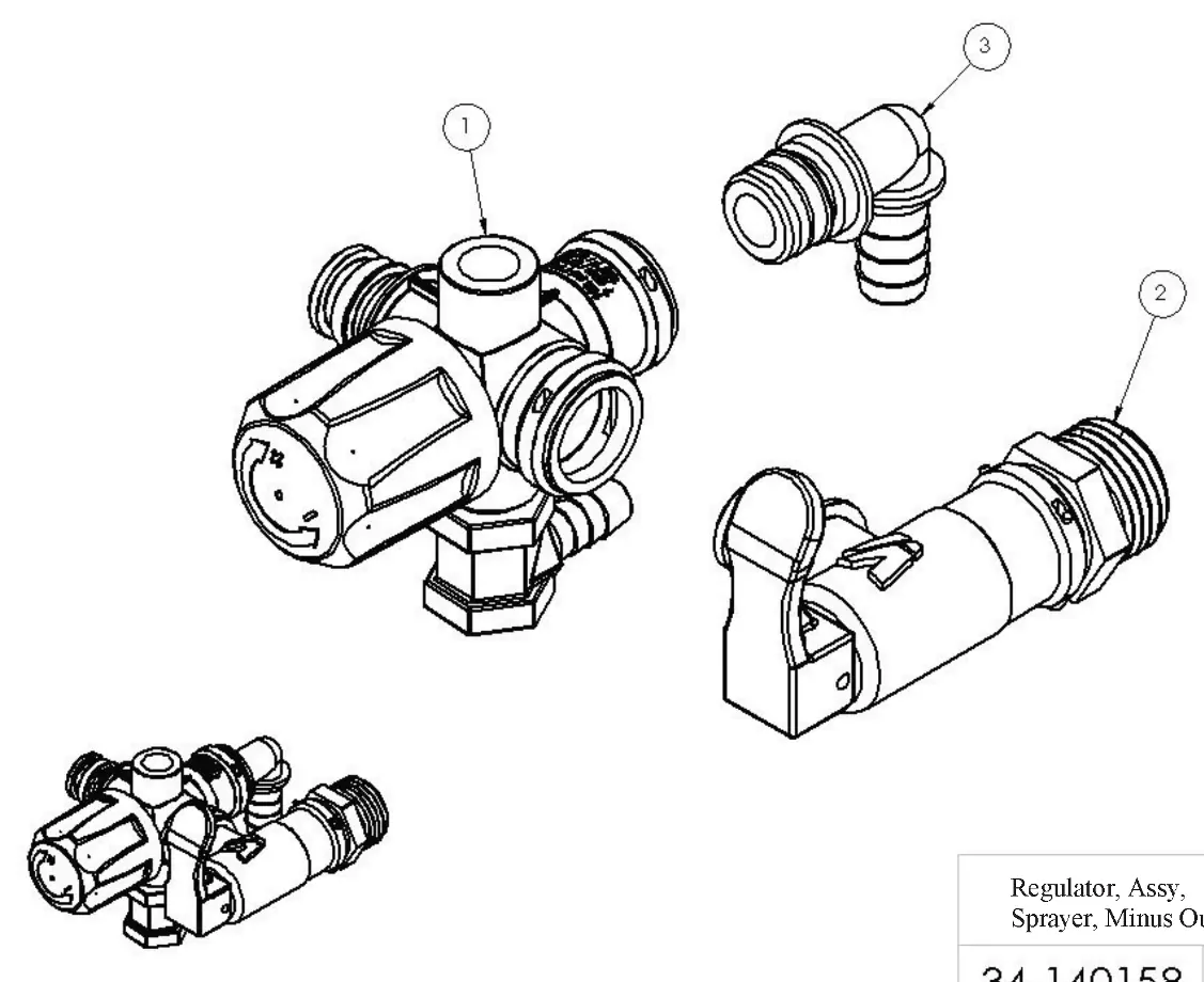 Regulator assembly diagram