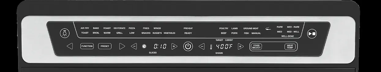 Control panel layout