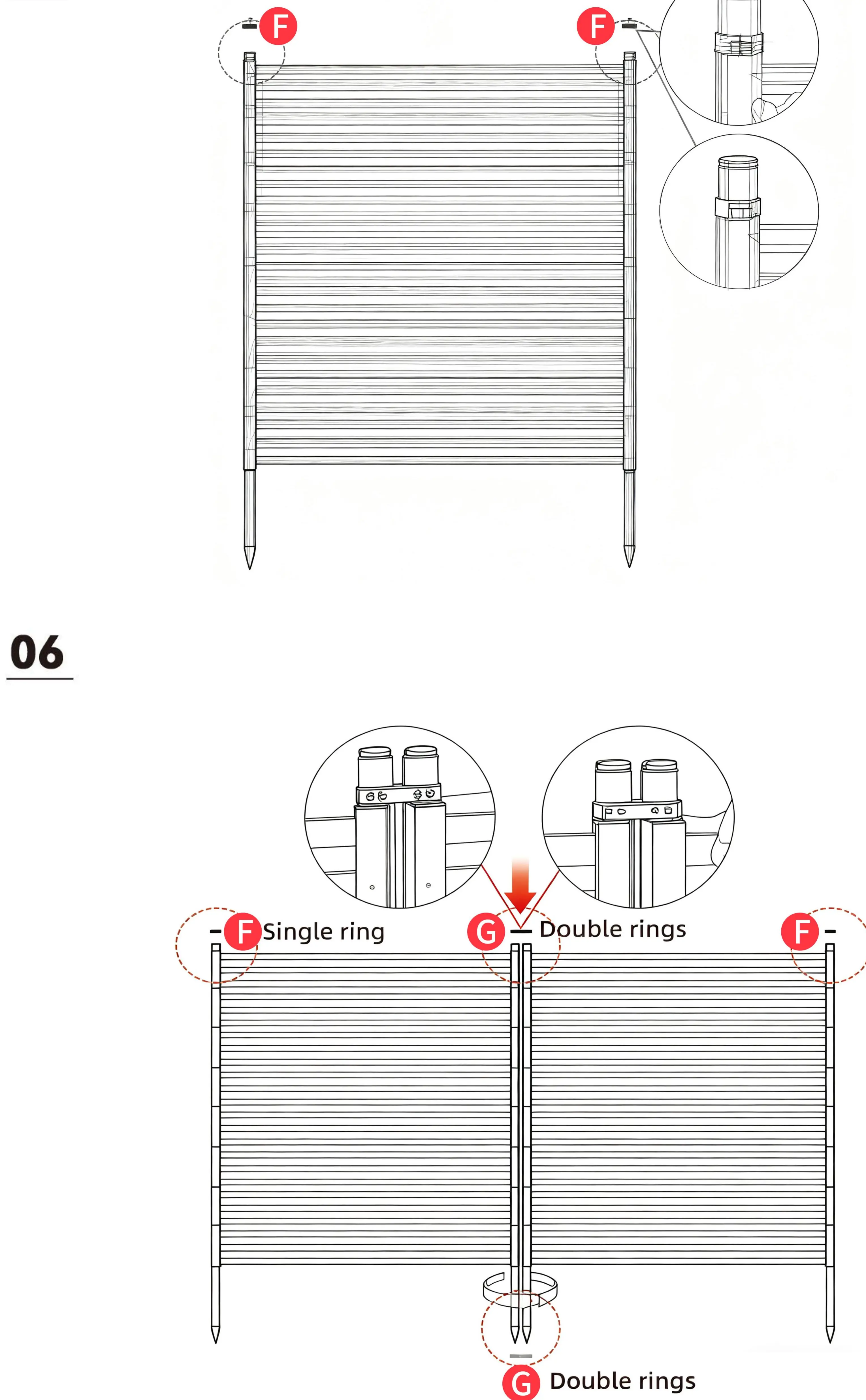 Assembly steps 05 and 06
