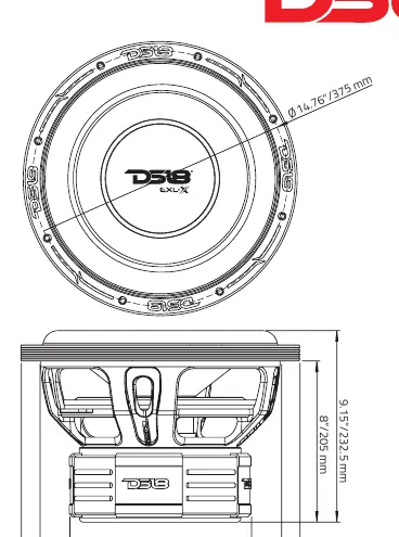 Subwoofer dimensions