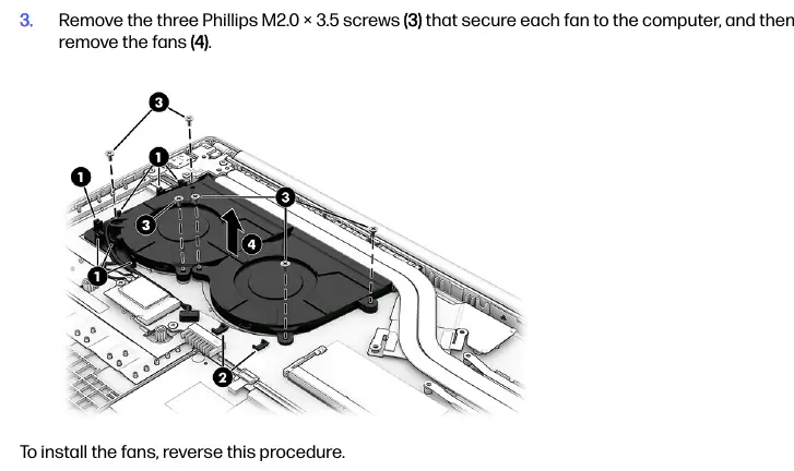 Fan removal