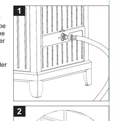 Leader hose connection