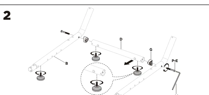 Frame connection (Step 2)