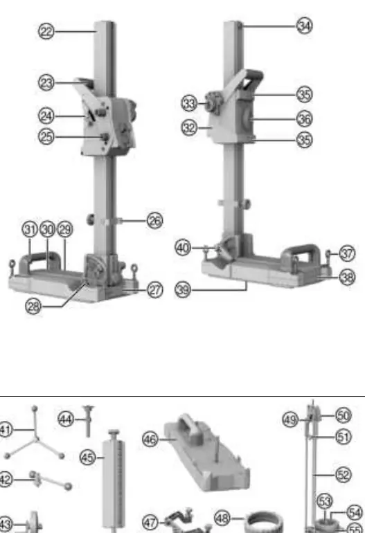 Drill stand and accessories overview