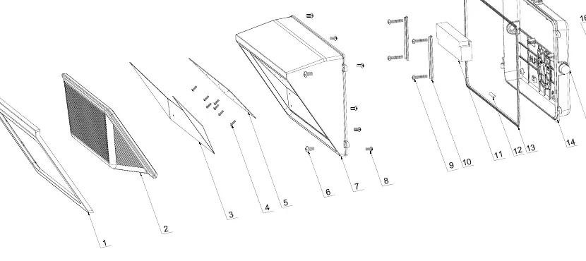 Exploded parts diagram