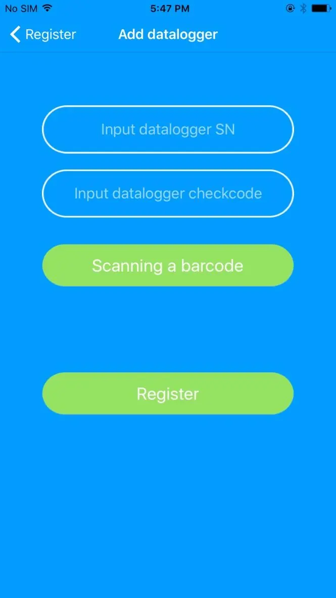 Add datalogger screen in ShinePhone app