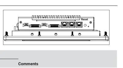 RS-485 configuration switches location.