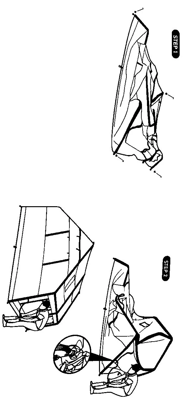 Steps 1 and 2 of installation