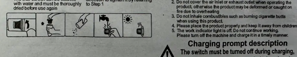 Cleaning and filter maintenance steps