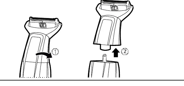 Removing and attaching the cutting head