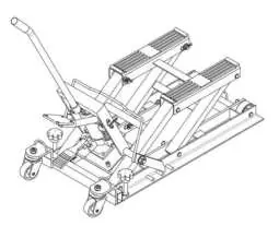 VEVOR 1500LBS Motorcycle Lift overview