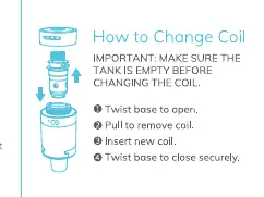 How to change the coil