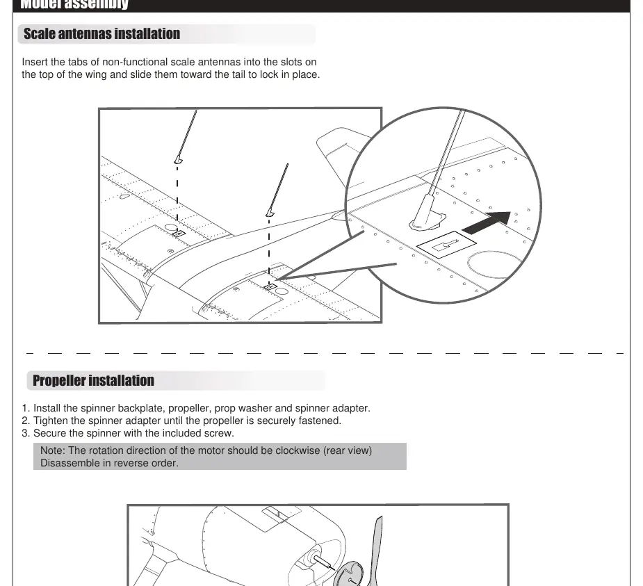 Installation diagram from the manual