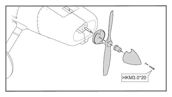 Propeller installation