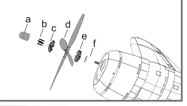 Propeller and spinner assembly
