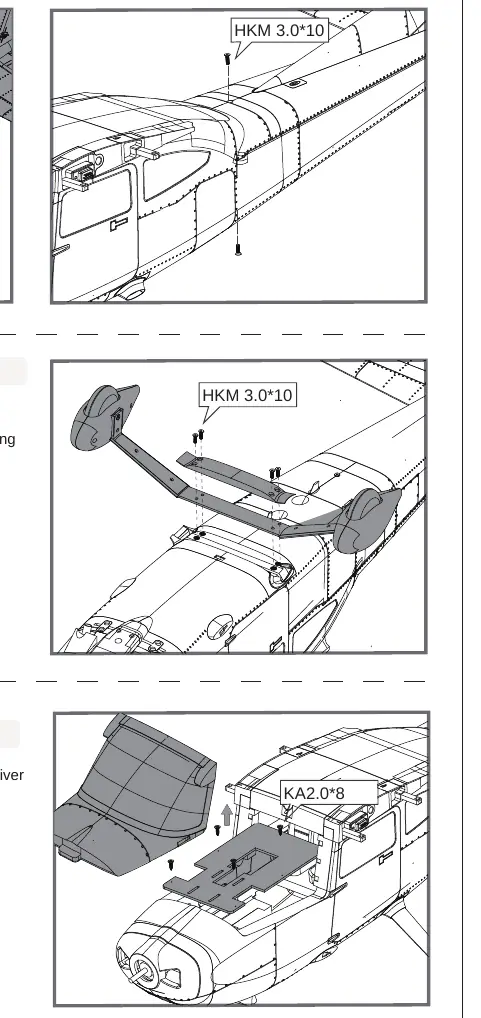 Fuselage and landing gear installation