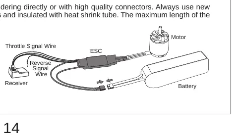 ESC wiring diagram