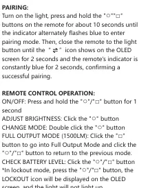 Remote control pairing and operation