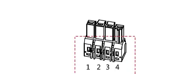 Terminal wiring diagram.