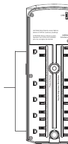 Rear panel outlets layout