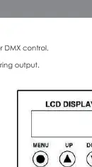 Control panel layout with LCD display and operation buttons.