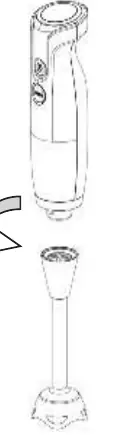 Hand blender assembly