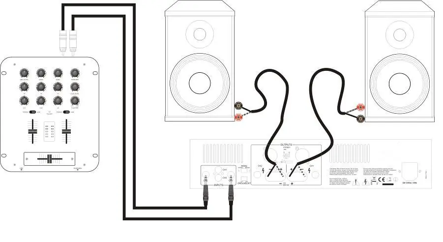 Stereo mode wiring diagram