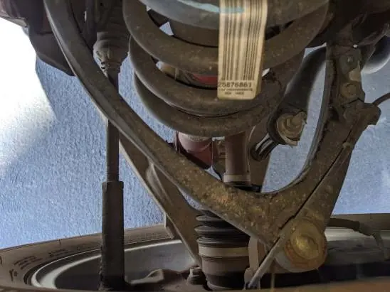 Aluminum upper control arm identification