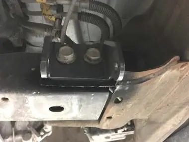 Skid plate installation