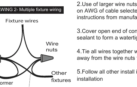 Multiple fixture wiring diagram