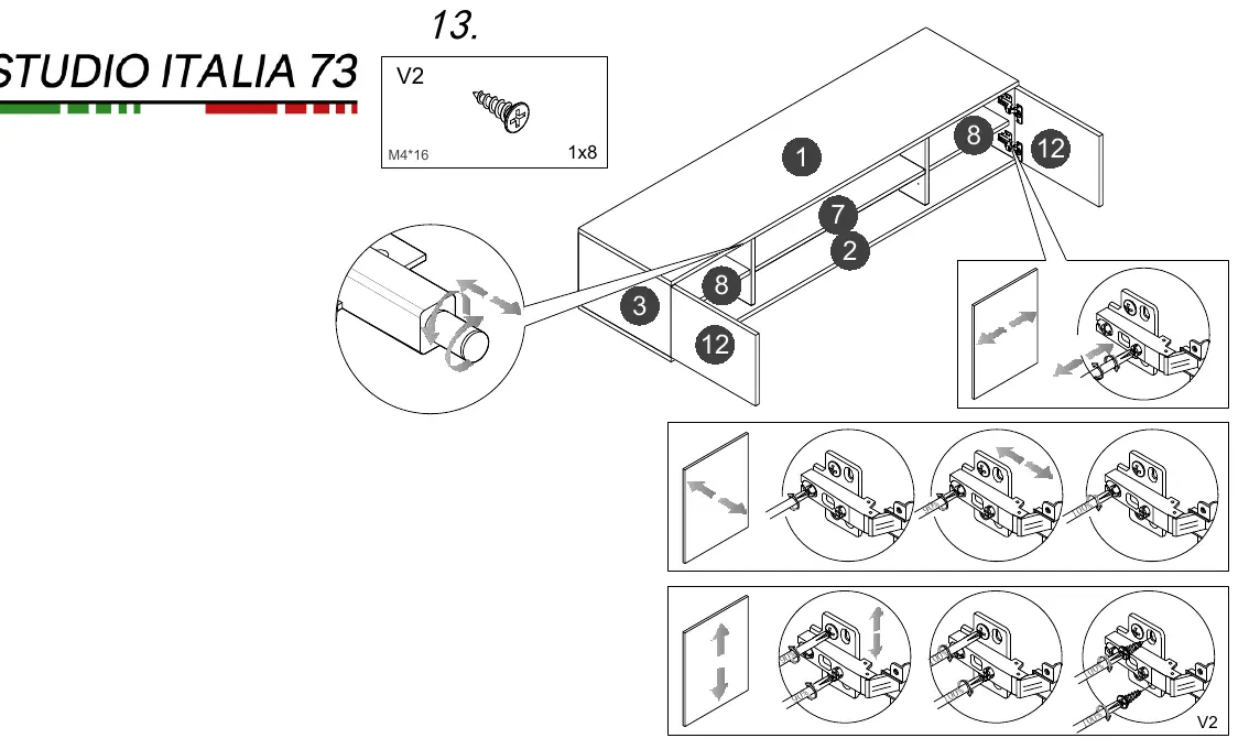 Step 13: Drawer alignment